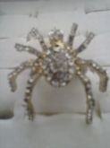 Anel aranha numero 19 e 21 strass